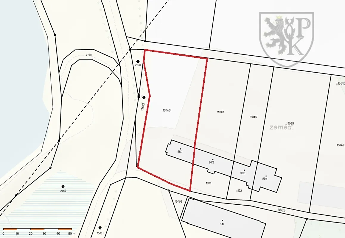 Prodej komerčního pozemku 3703 m²